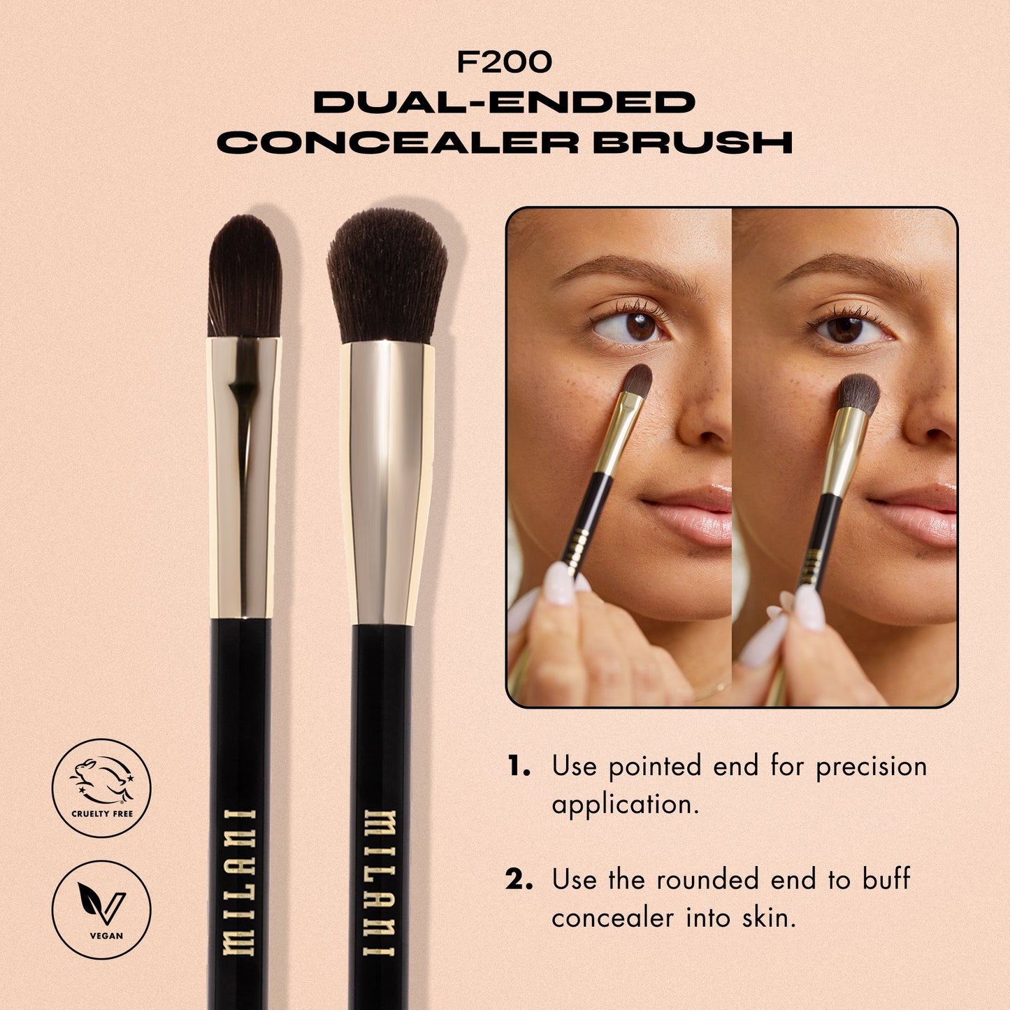Dual-Ended Concealer Brush