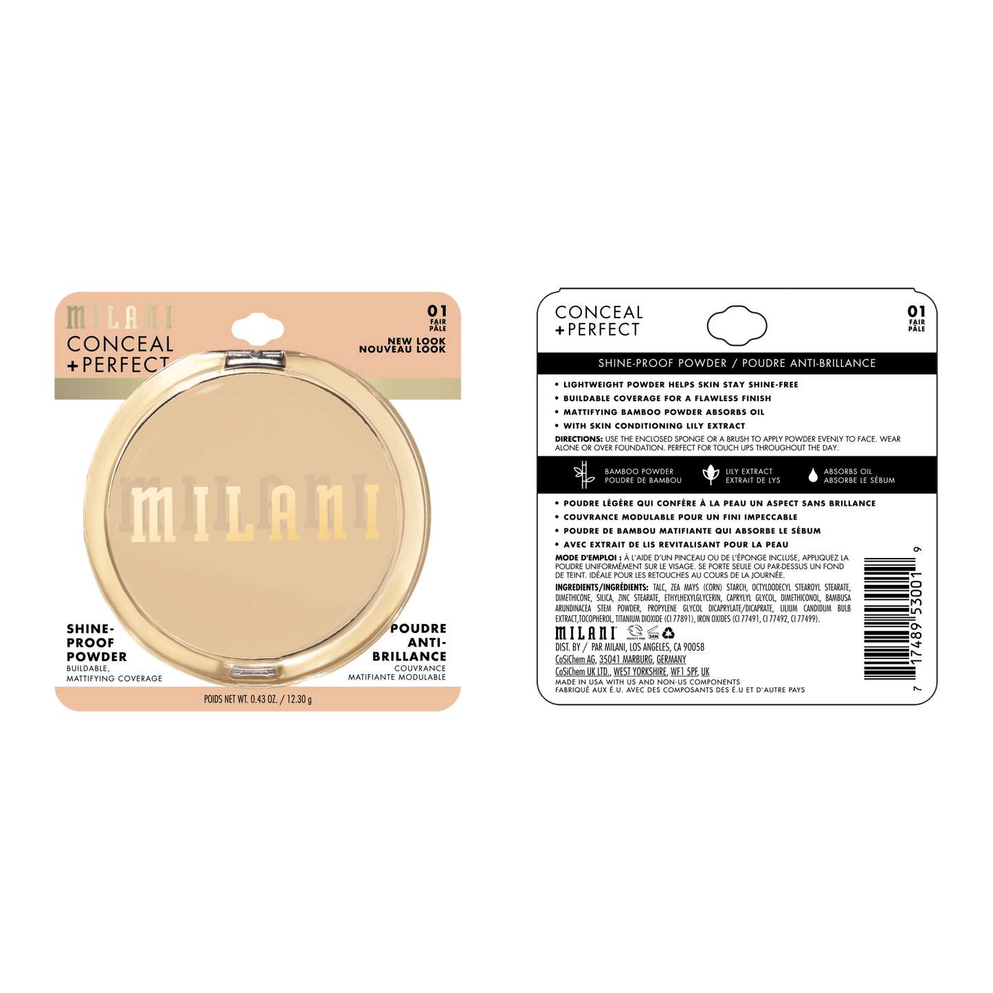 Conceal + Perfect Shine-Proof Powder