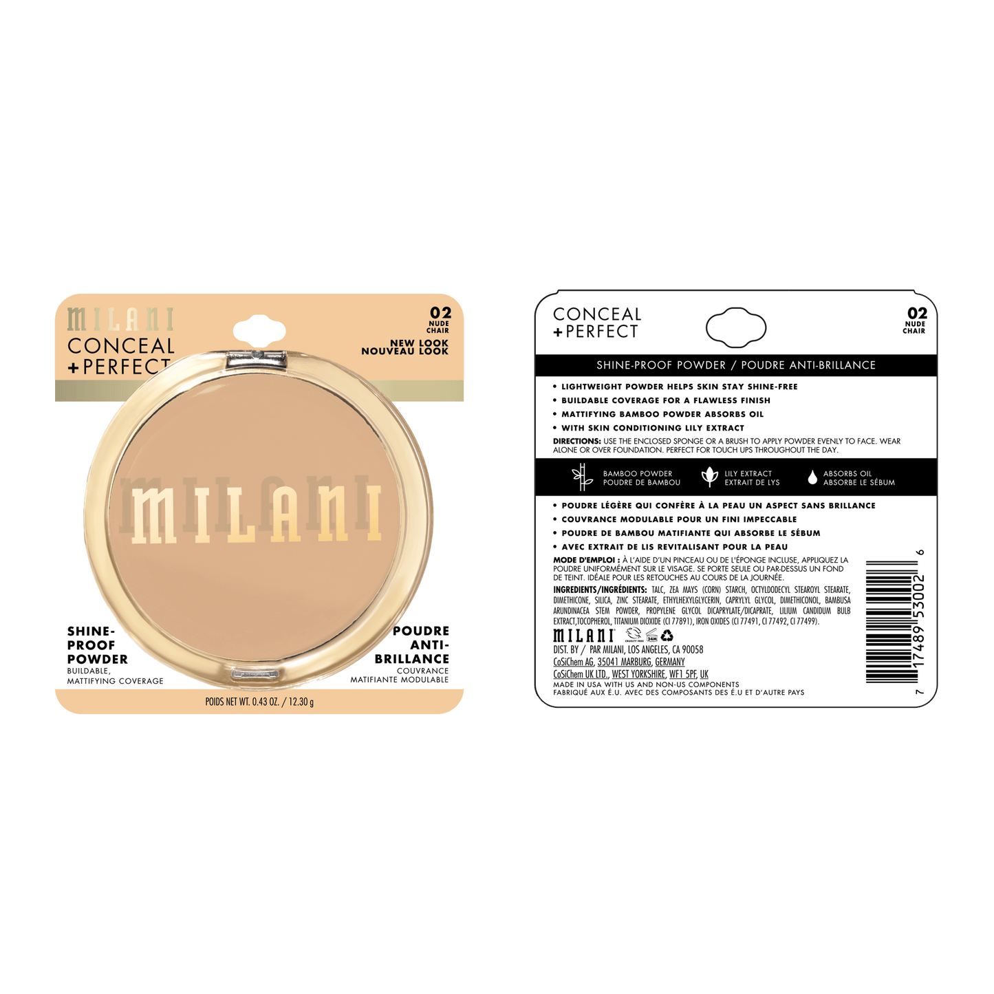 Conceal + Perfect Shine-Proof Powder