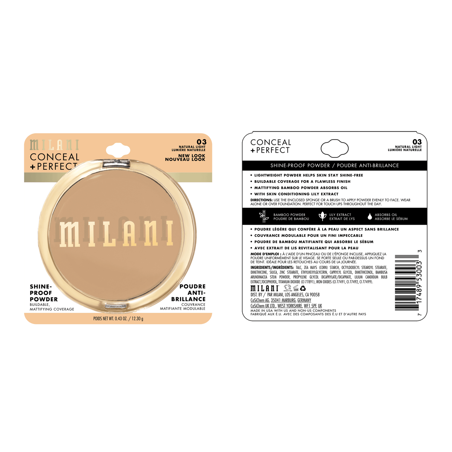 Conceal + Perfect Shine-Proof Powder