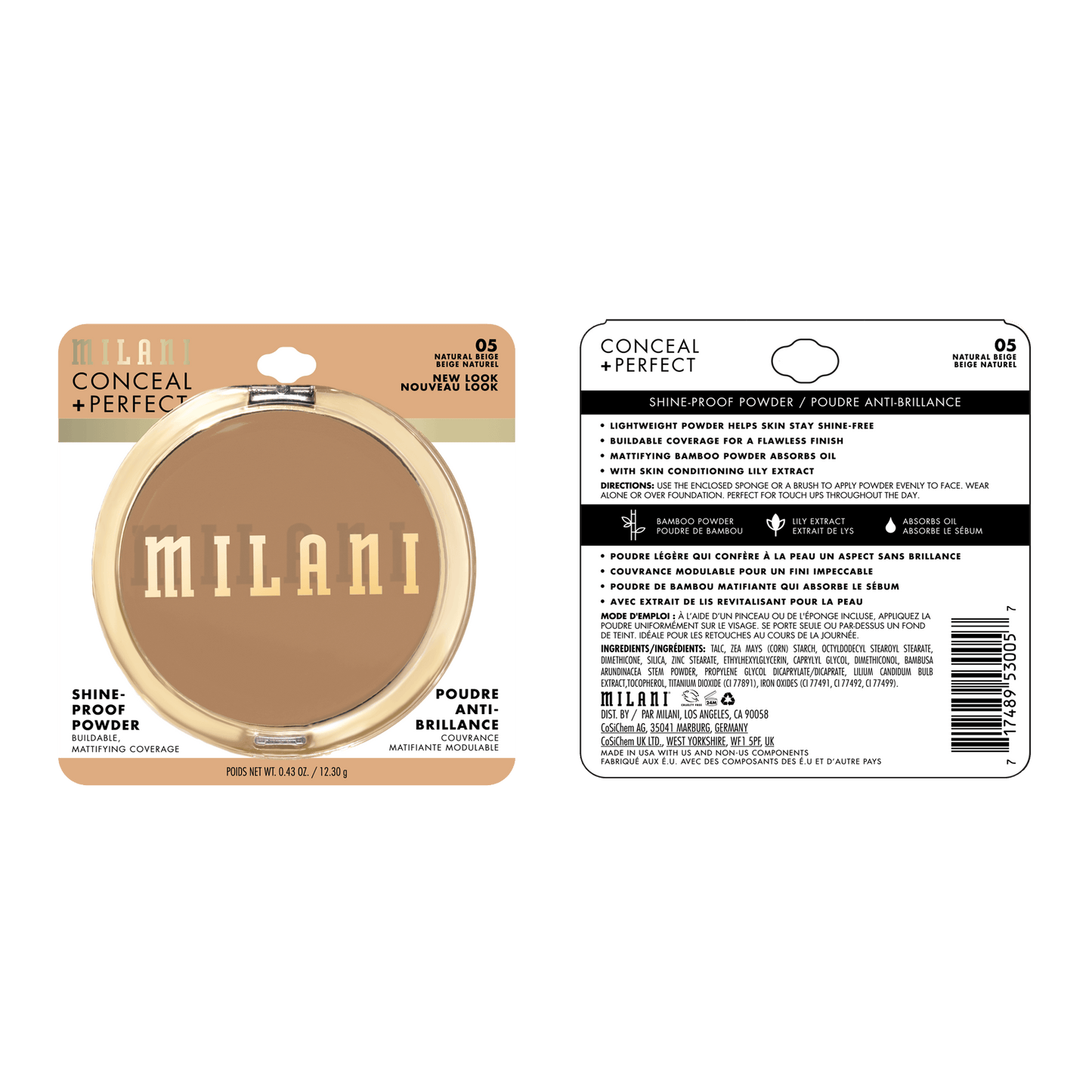 Conceal + Perfect Shine-Proof Powder