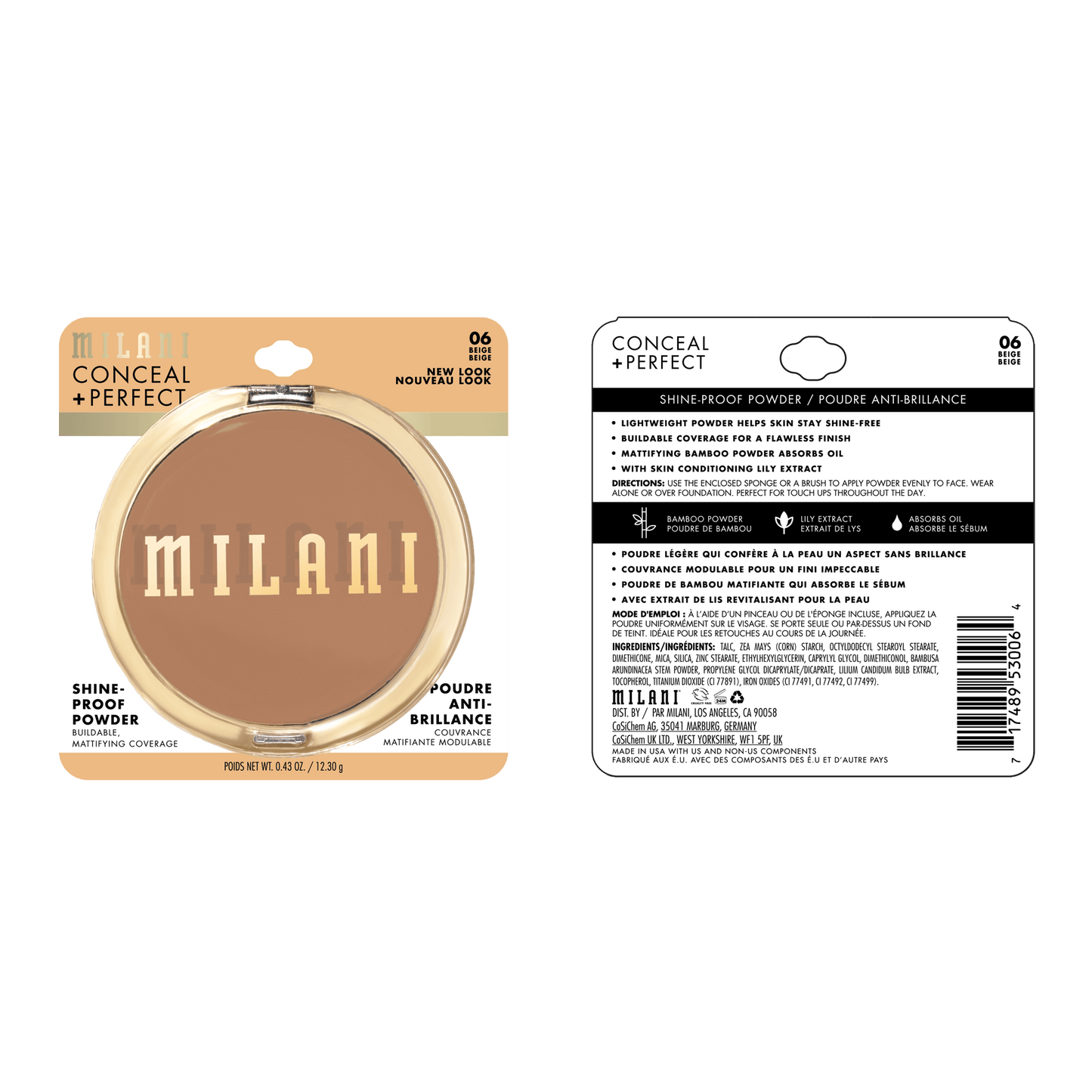 Conceal + Perfect Shine-Proof Powder