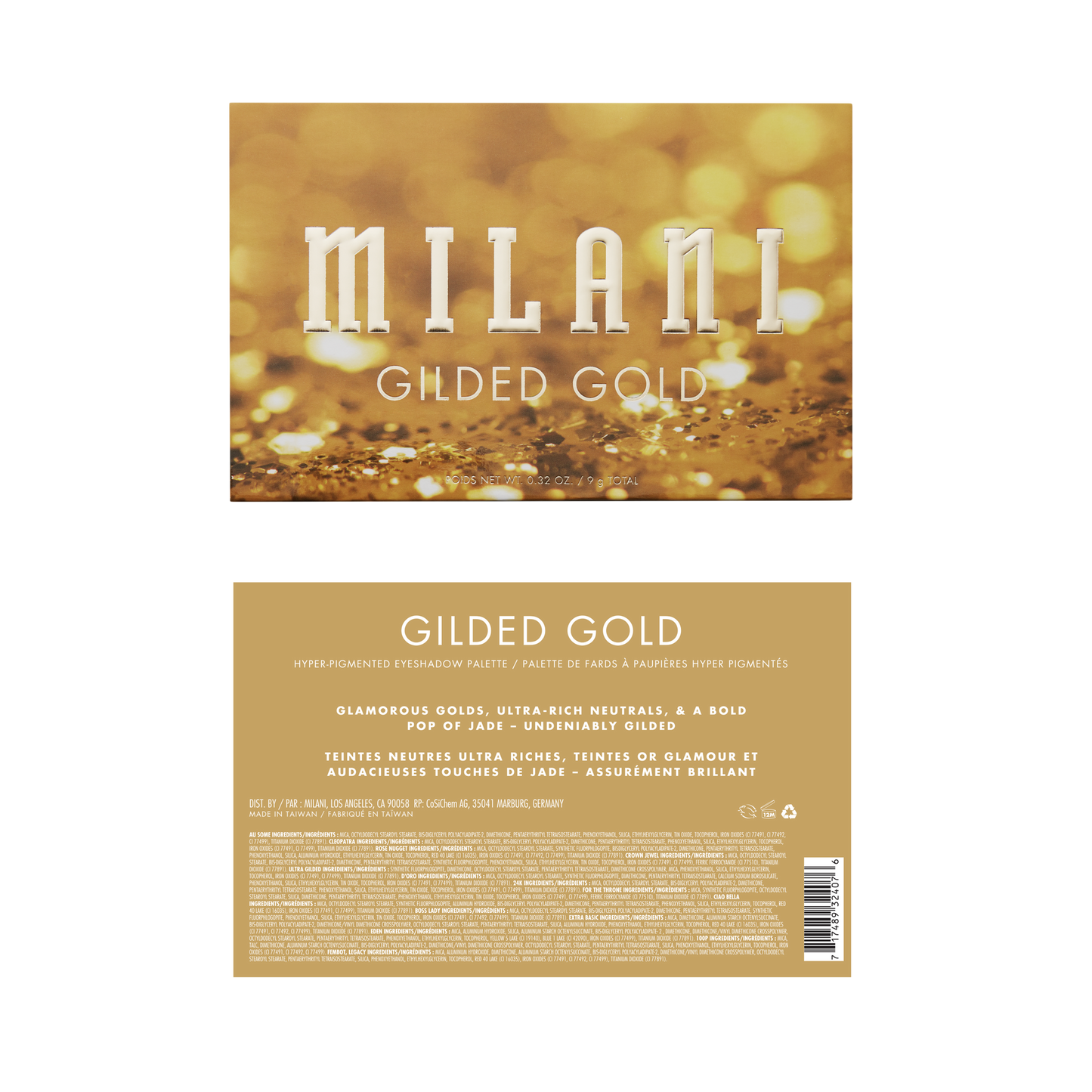Gilded Eyeshadow Palettes